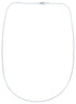 Sterling Silver 20" Italian Snake Chain Necklace KX120884